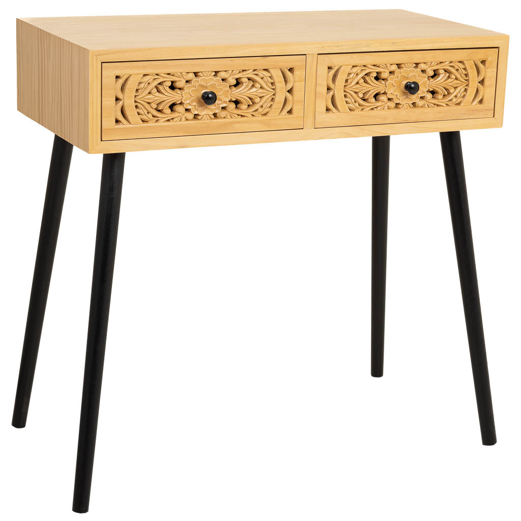 RECIBIDOR DE MADERA MARRÓN – COLECCIÓN DAVIS image 5