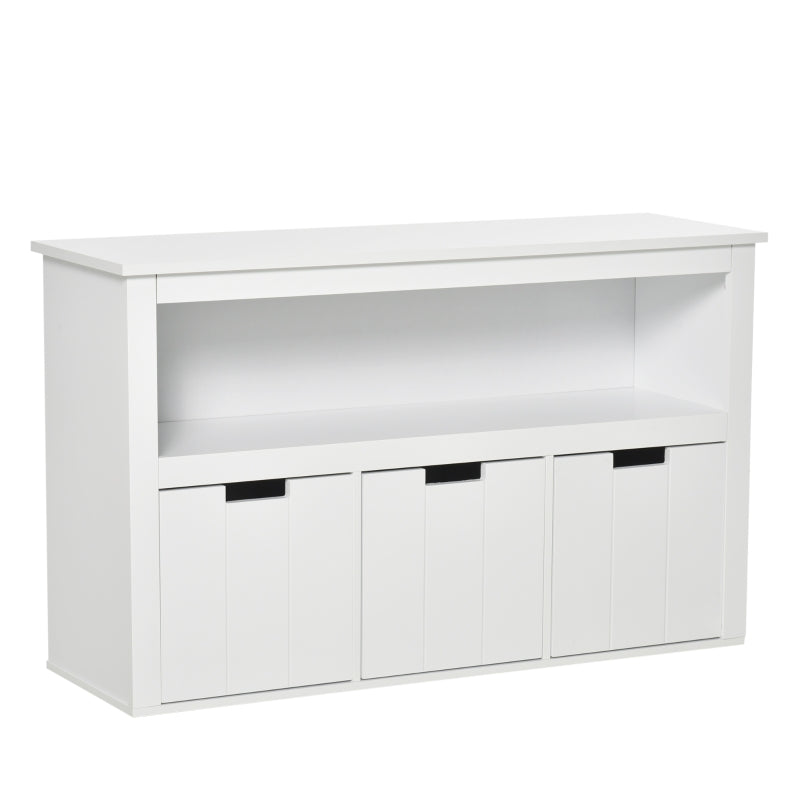 APARADOR DE SALÓN BLANCO CON 3 CAJONES Y ESTANTES – MODELO NORDIK image 3