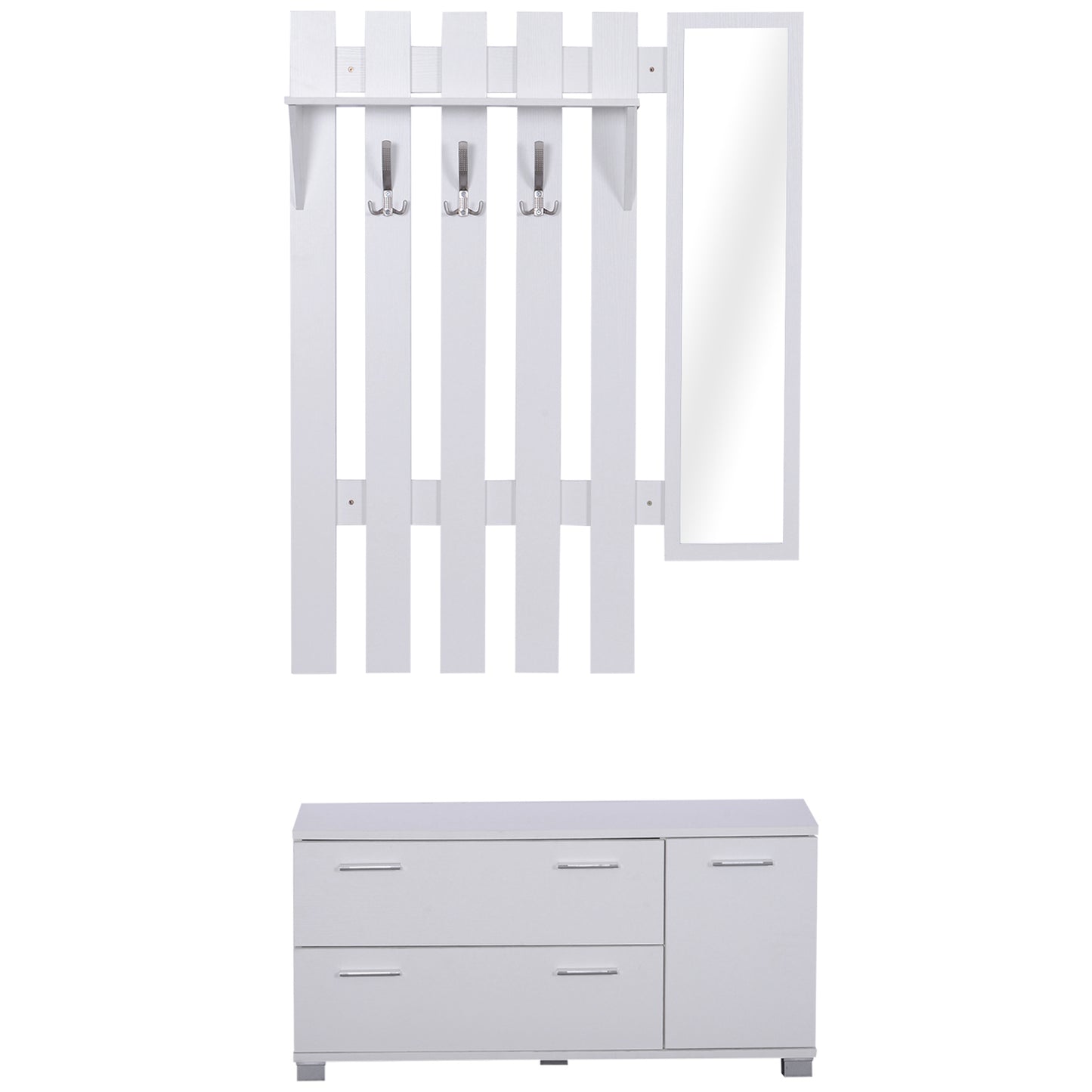 RECIBIDOR WHITE ENTRY&GO 3 EN 1 image 8