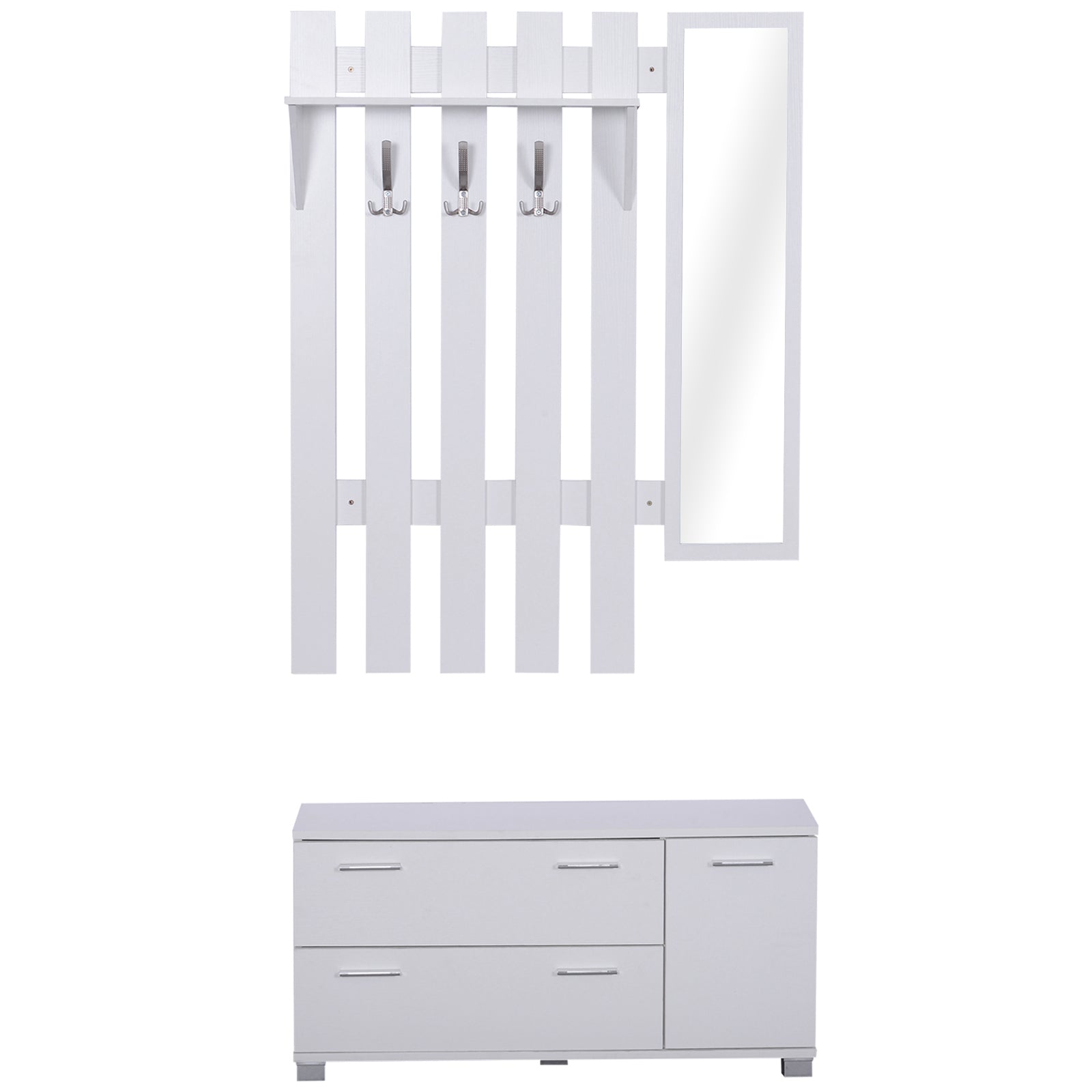 RECIBIDOR WHITE ENTRY&GO 3 EN 1 image 8