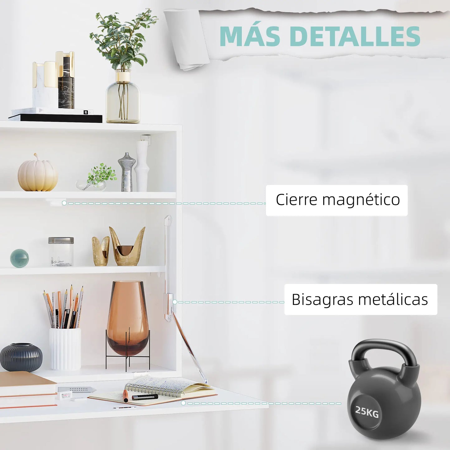 ESCRITORIO PLEGABLE DE PARED ATLAS FOLD image 10