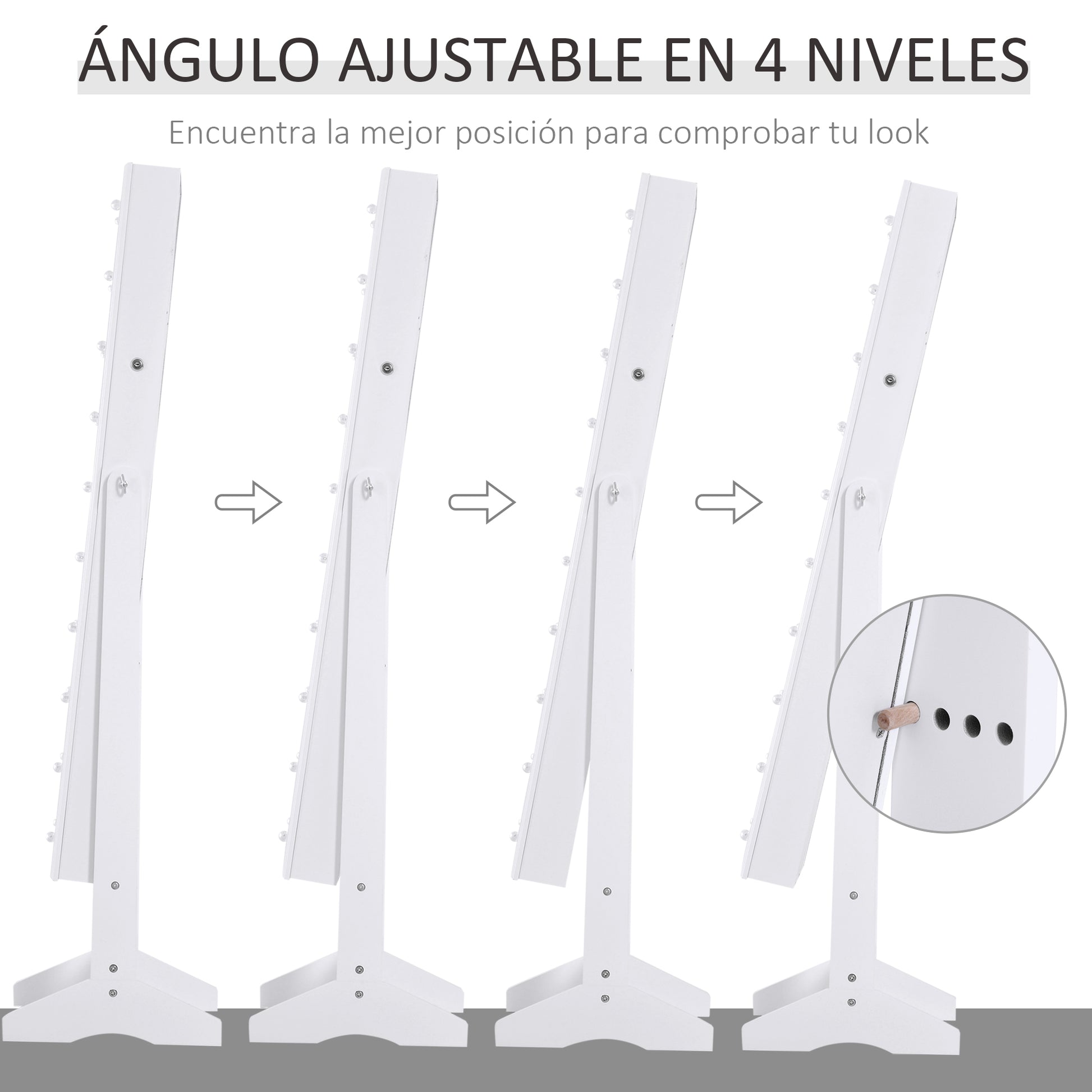 ESPEJO JOYERO LUMINA WHITE LED image 6