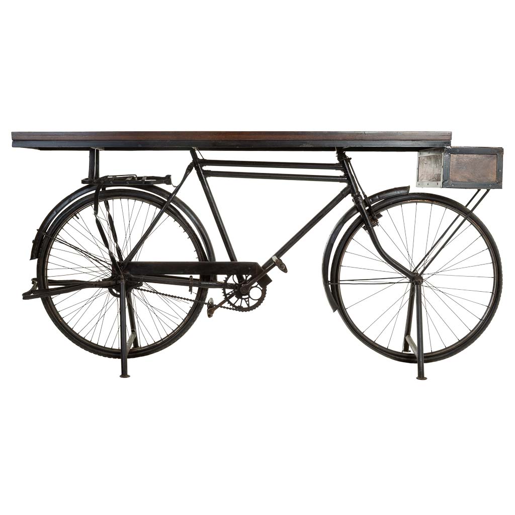 RECIBIDOR BICICLETA INDUSTRIAL NEGRO image 4