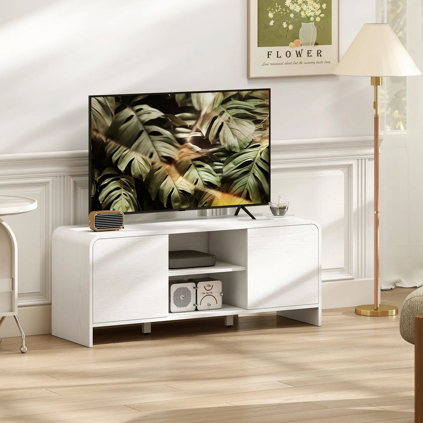 MUEBLE TV ESCANDINAVO 110 CM BLANCO image 3