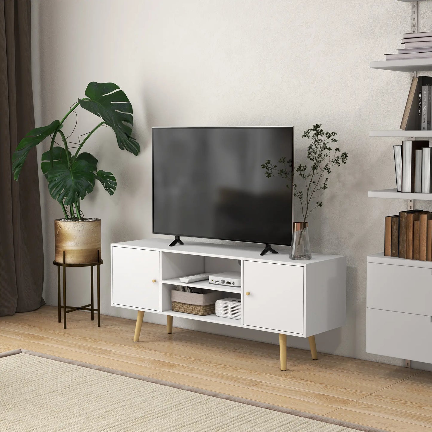 MUEBLE DE TV BLANCO MODELO NORDIK image 0