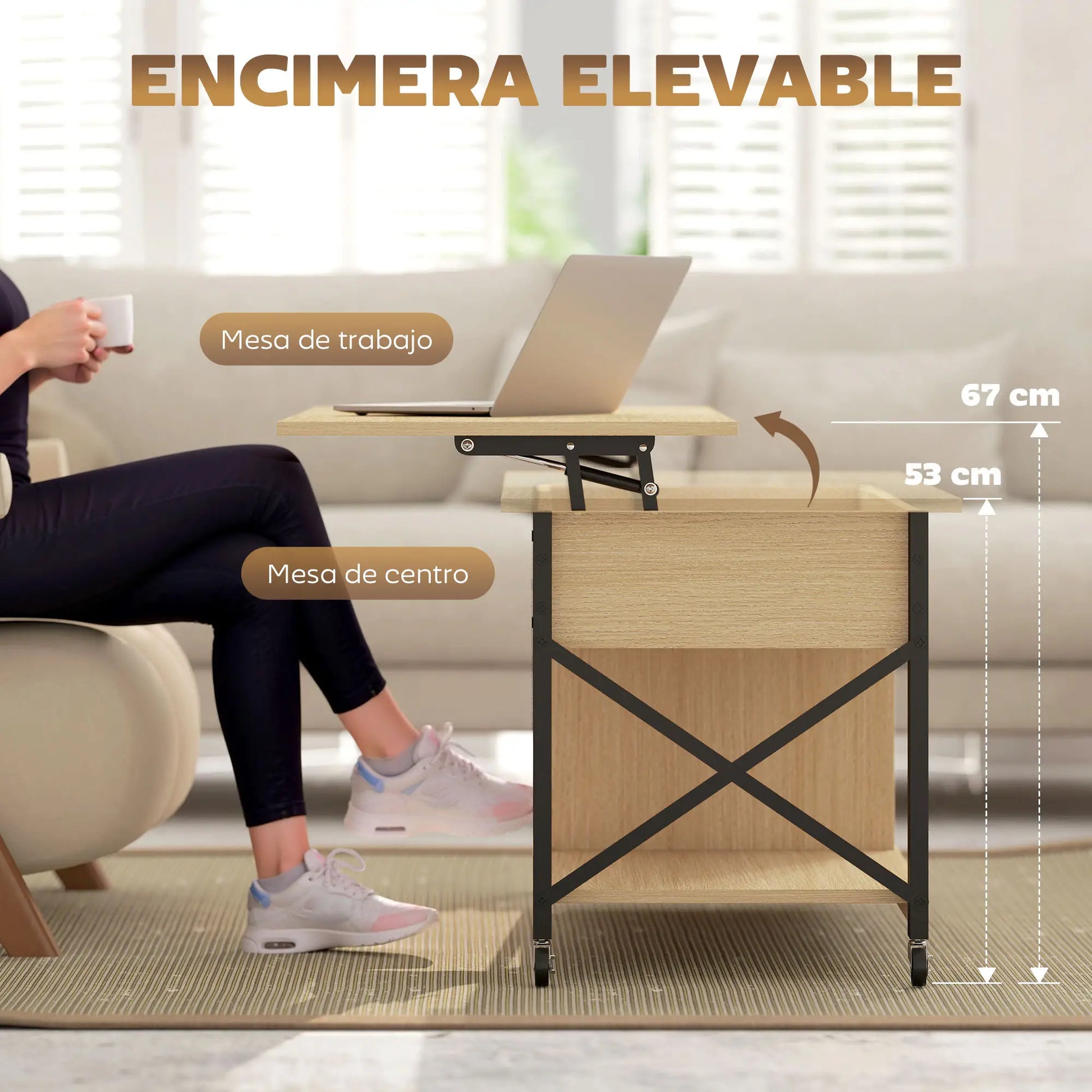 Mesa de Centro Elevable “MÓVIL LIFT” image 4