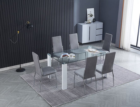 Conjunto Mesa De Comedor Hana Con 6 Sillas Sakura image 0