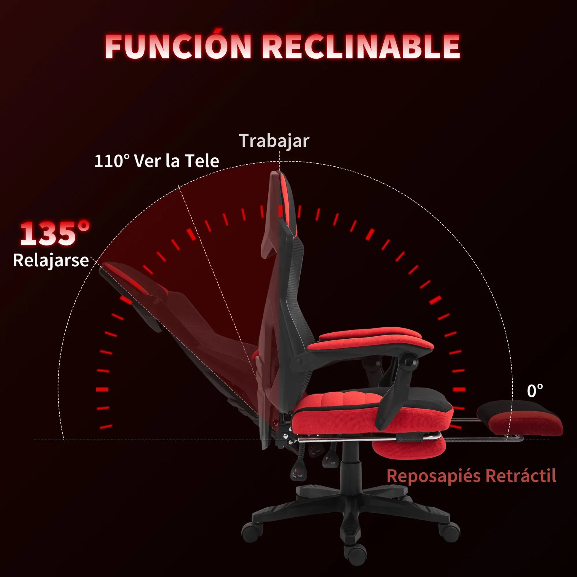 SILLA GAMING MODELO REDFLEX PRO image 1