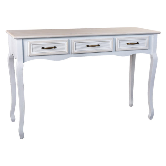🌸 Recibidor ALBA de 3 Cajones – Blanco | Estilo Romántico | JAM MUEBLES