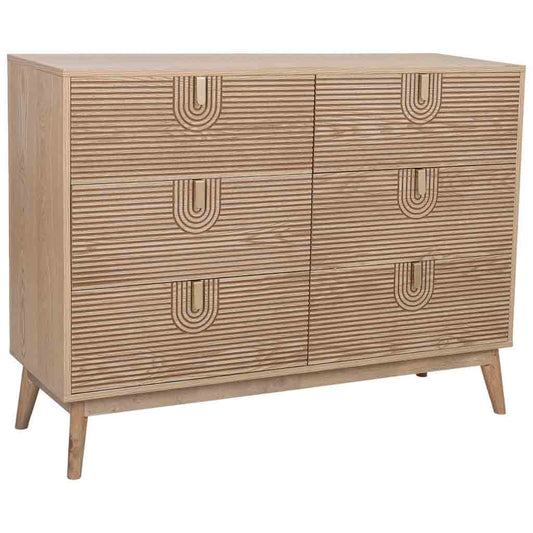 🪵 APARADOR MARCO – MADERA MARRÓN, 120x39x90 CM