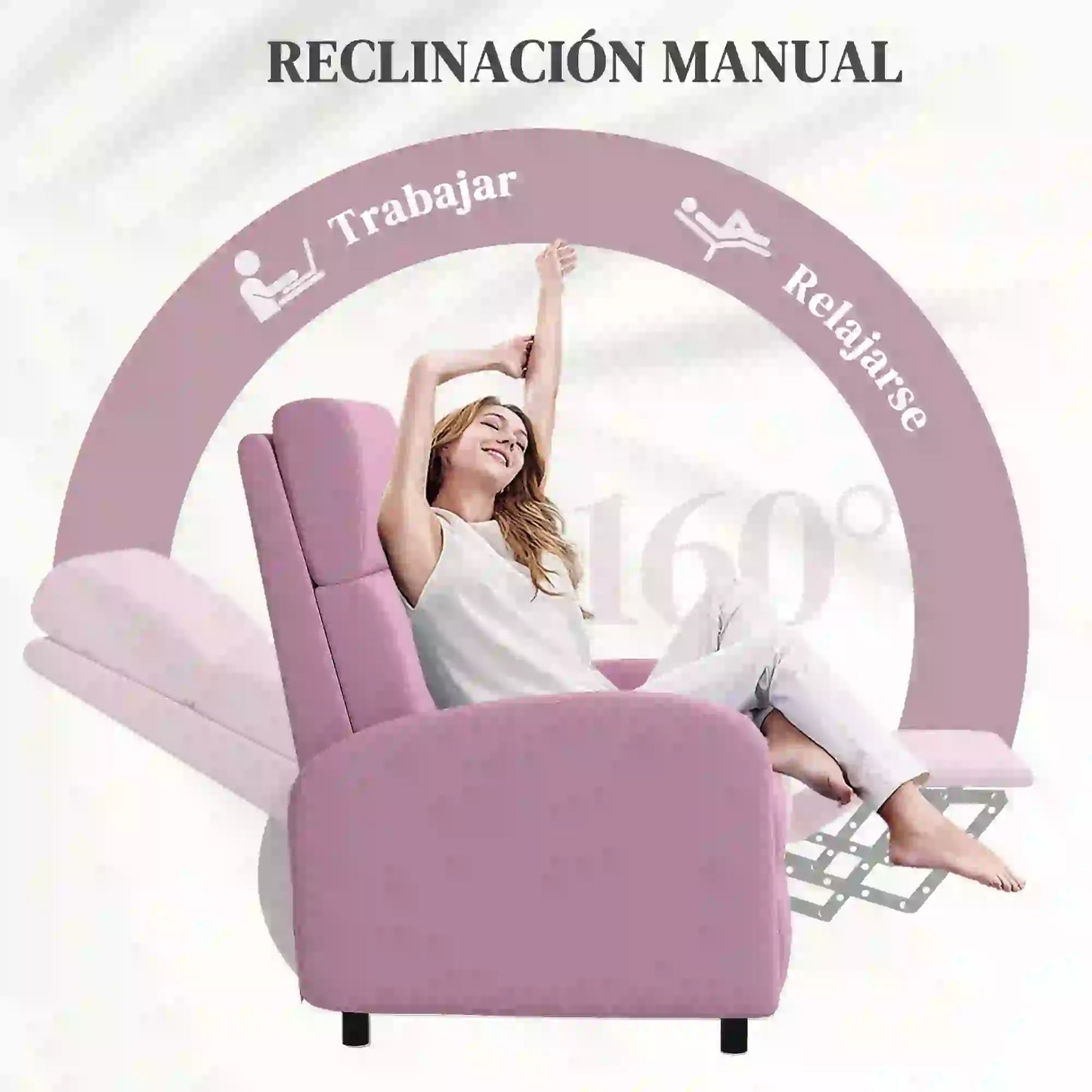 SILLÓN RELAX MODELO BRISA – SILLÓN RECLINABLE MANUAL image 9