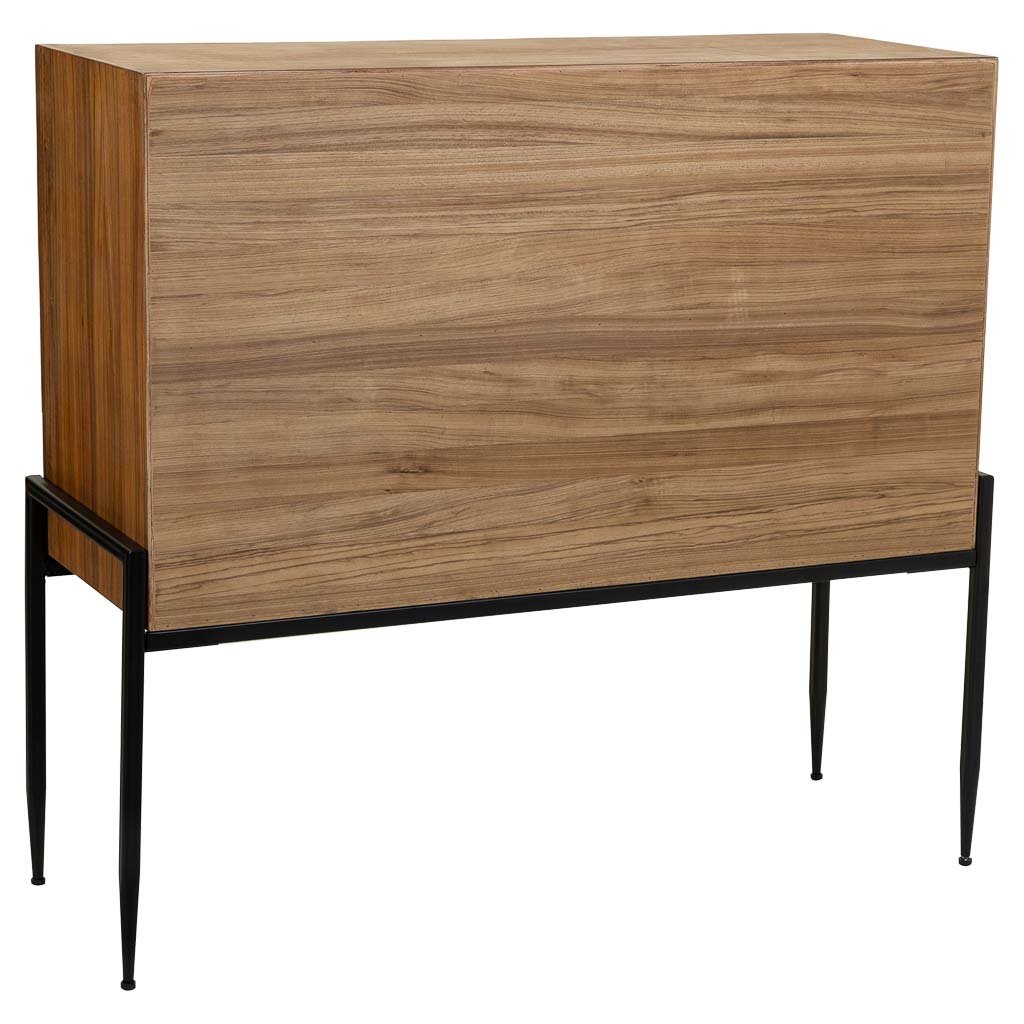 🪵 APARADOR DUNA 110 – MADERA DE ABETO + METAL · 110 CM · ESTILO INDUSTRIAL