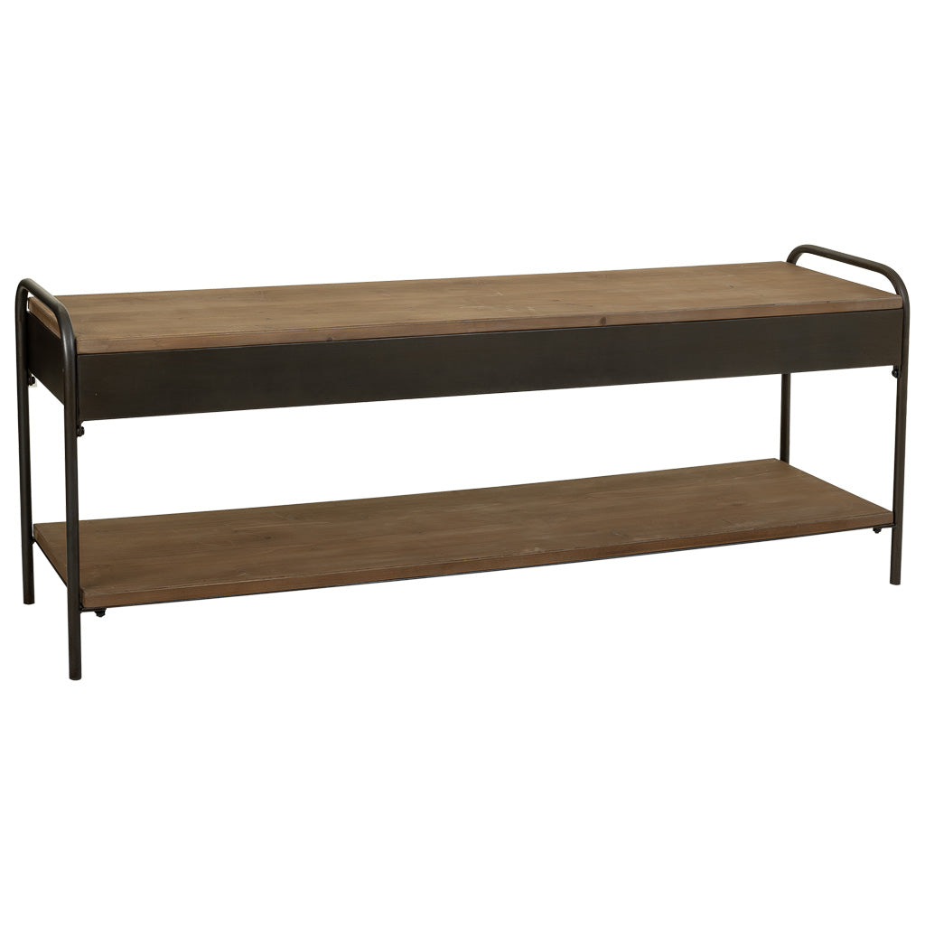 🪵 APARADOR DUNA 149 – MADERA DE ABETO + METAL · 3 CAJONES + BALDA INFERIOR · ESTILO INDUSTRIAL