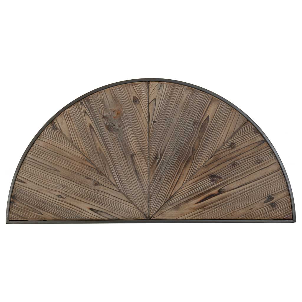 ☕ SET 2 MESAS DE CENTRO DUNA – MADERA DE ABETO + METAL · DISEÑO SEMICIRCULAR · ESTILO INDUSTRIAL