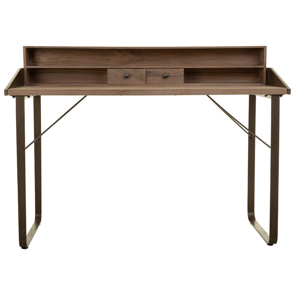 🖥️ ESCRITORIO DUNA 130 – MADERA DE ABETO + METAL · 130 CM · ESTILO INDUSTRIAL
