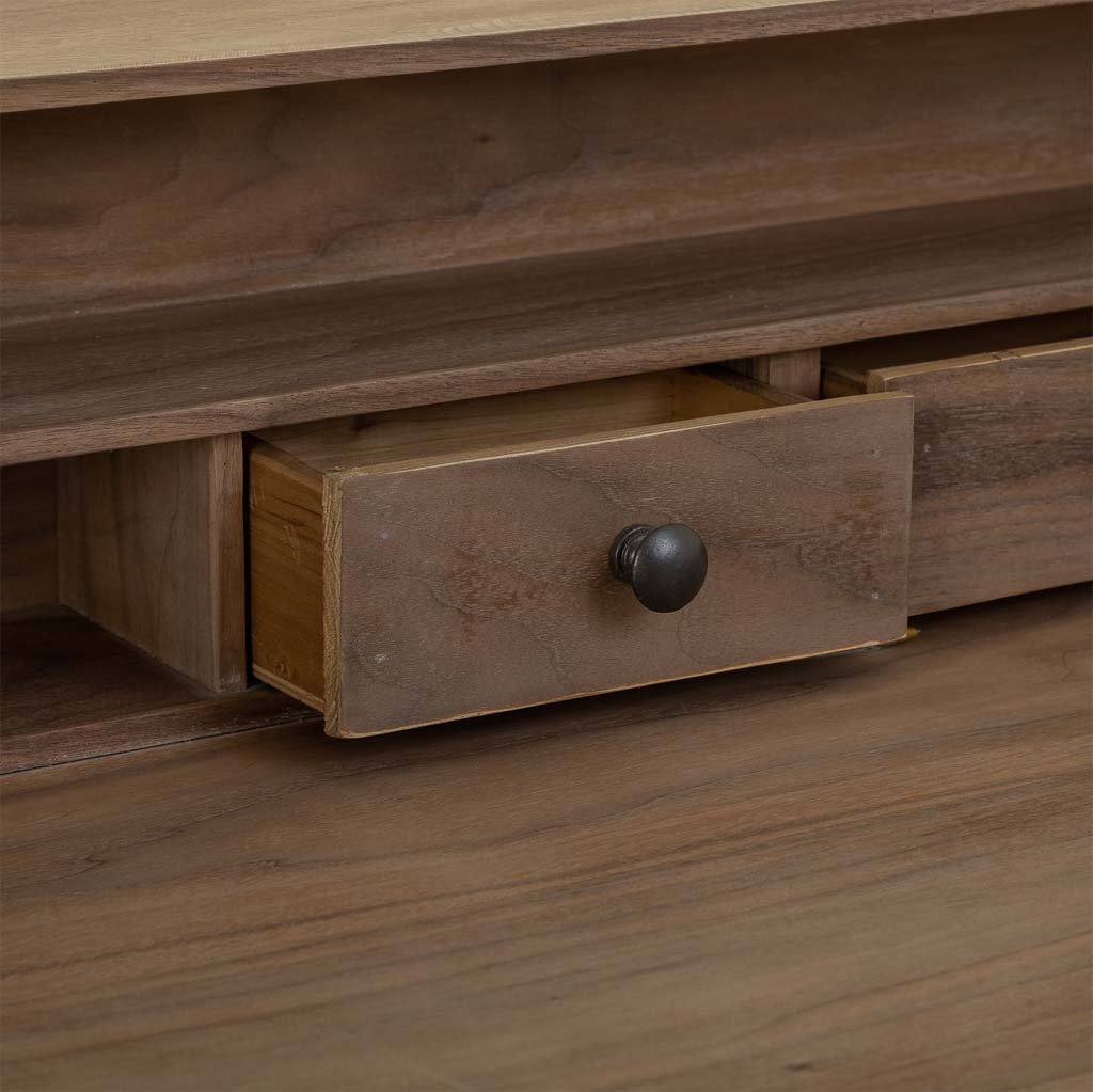 🖥️ ESCRITORIO DUNA 130 – MADERA DE ABETO + METAL · 130 CM · ESTILO INDUSTRIAL