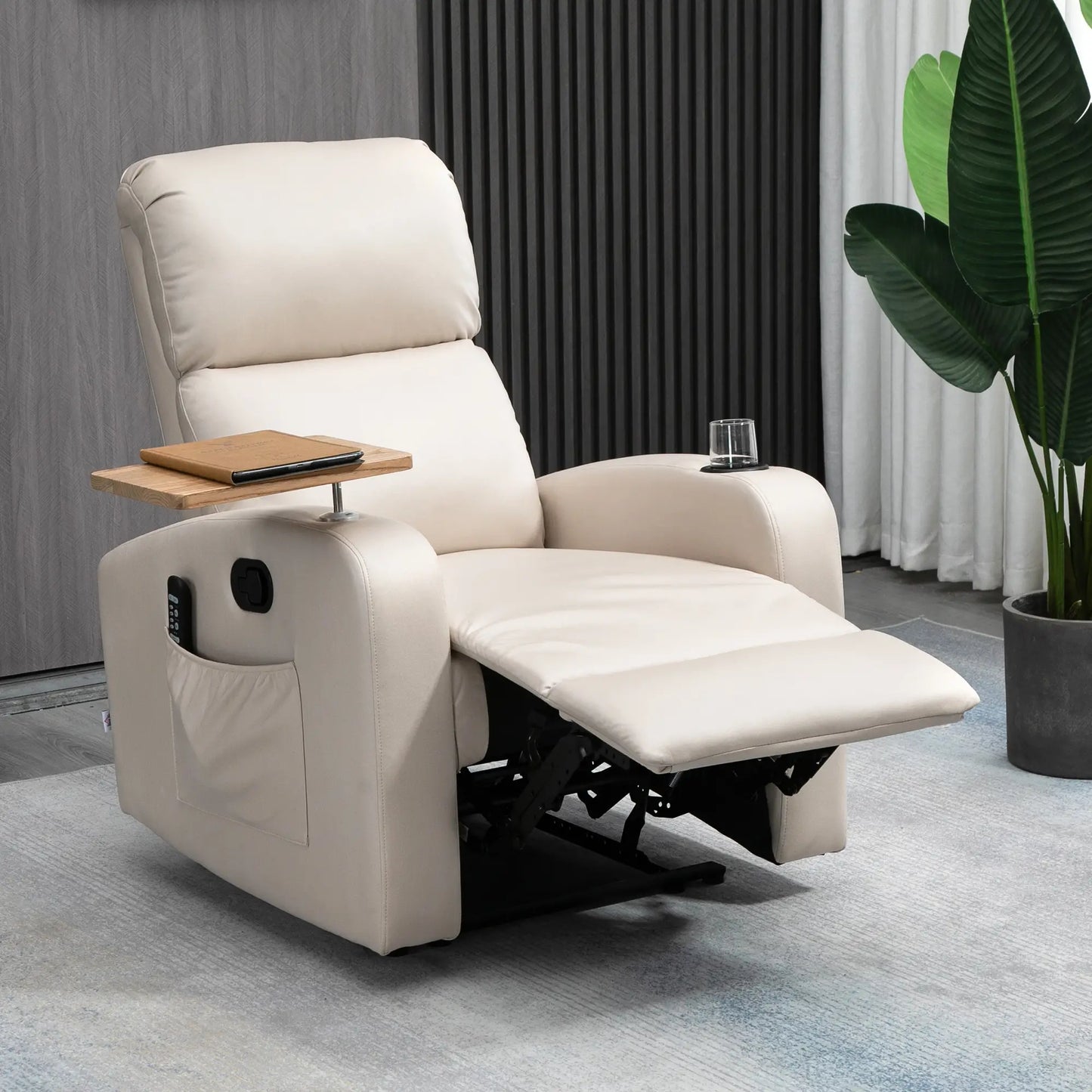 💆‍♂️ Sillón de Masaje MODELO RELAXZEN – Reclinación 145° con Bandeja Giratoria image 1