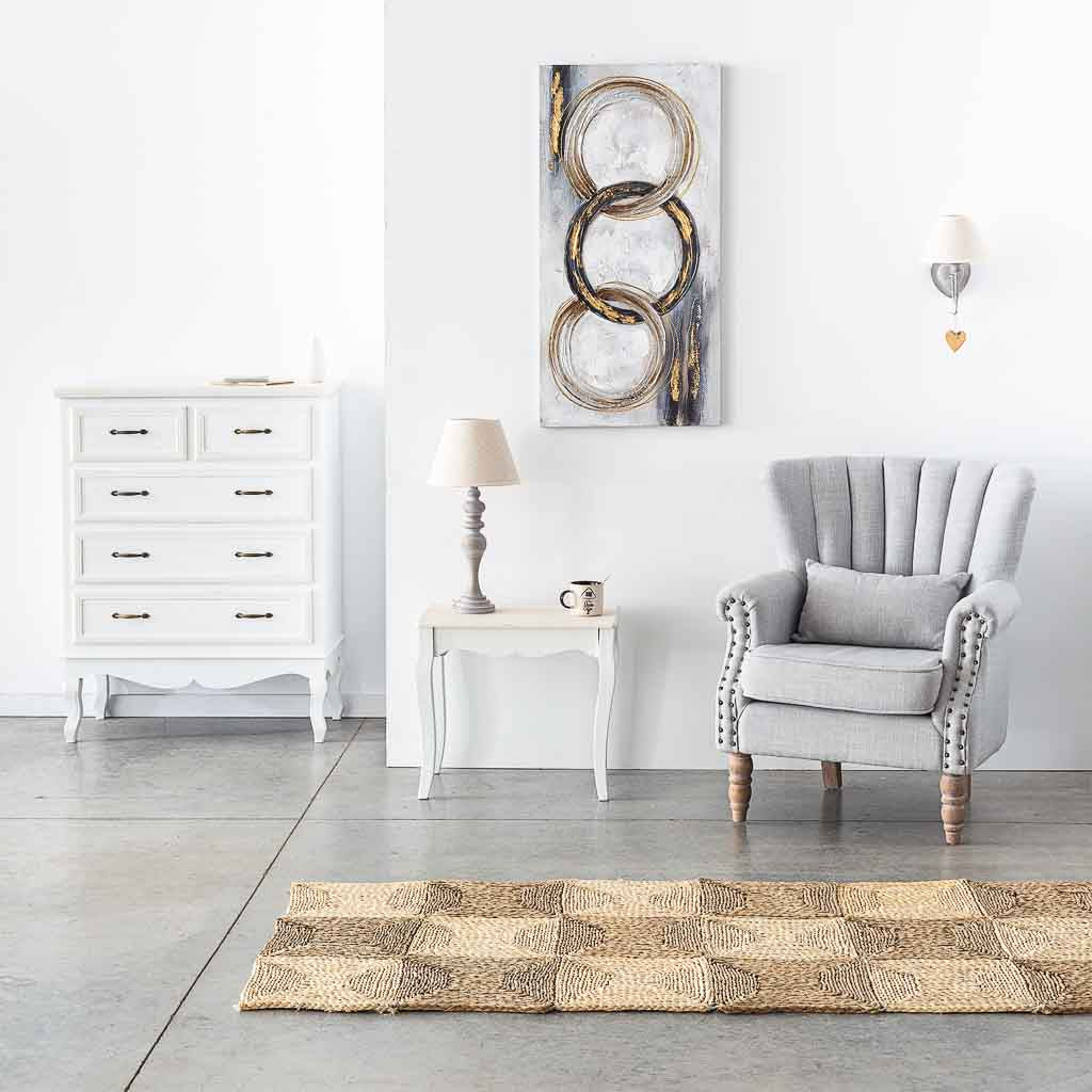 🌸 Cómoda ALBA de 5 Cajones – Estilo Romántico en Blanco | JAM MUEBLES