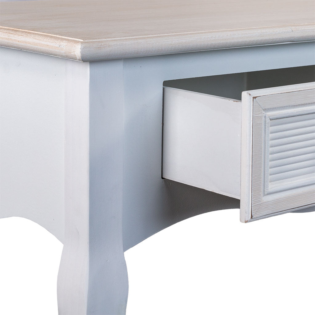 🌸 Recibidor ALBA de 3 Cajones – Blanco | Estilo Romántico | JAM MUEBLES