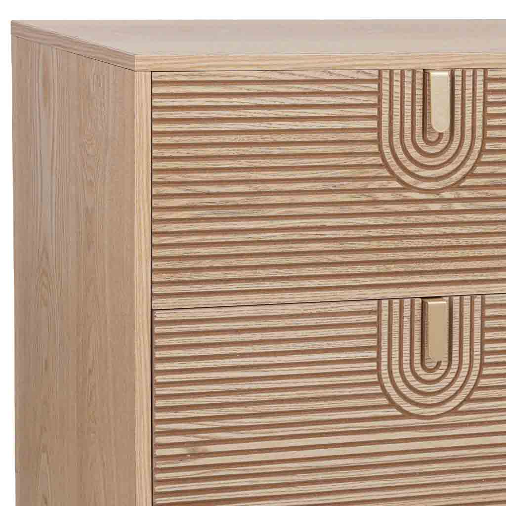 🪵 APARADOR MARCO – MADERA MARRÓN, 120x39x90 CM