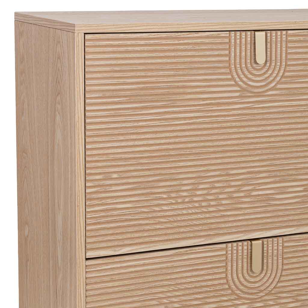 👞 ZAPATERO MARCO – MADERA MARRÓN, 2 CAJONES ABATIBLES, 70x29x102 CM