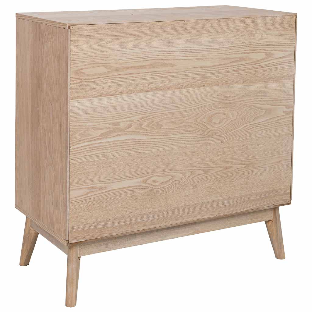 🪵 APARADOR DE MADERA MARCO – 80x39x80 CM, COLOR MARRÓN