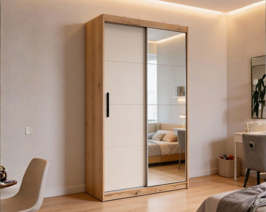 ARMARIO INOVA URBAN 120 – ARMARIO 2 PUERTAS CORREDERAS CON ESPEJO image 0