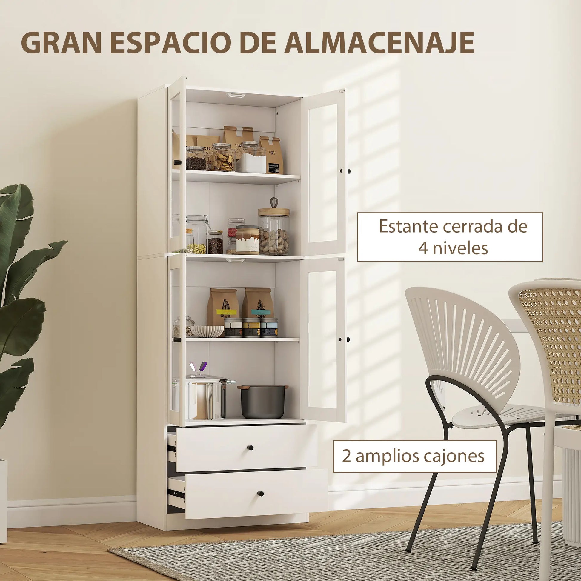 ALACENA DE COCINA MODELO BLANCAGLASS image 1