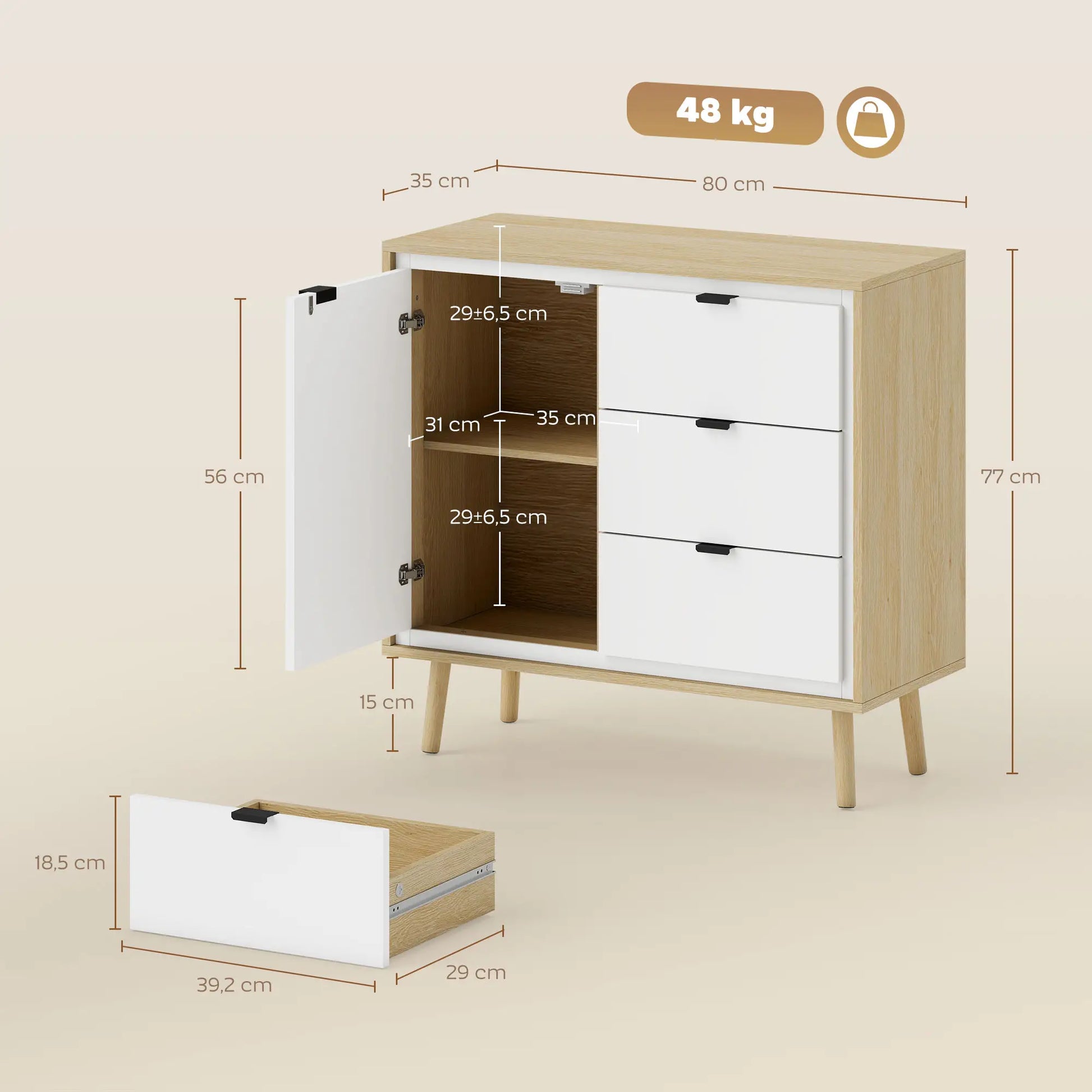 APARADOR MODERNO NÓRDIK NOVA image 6