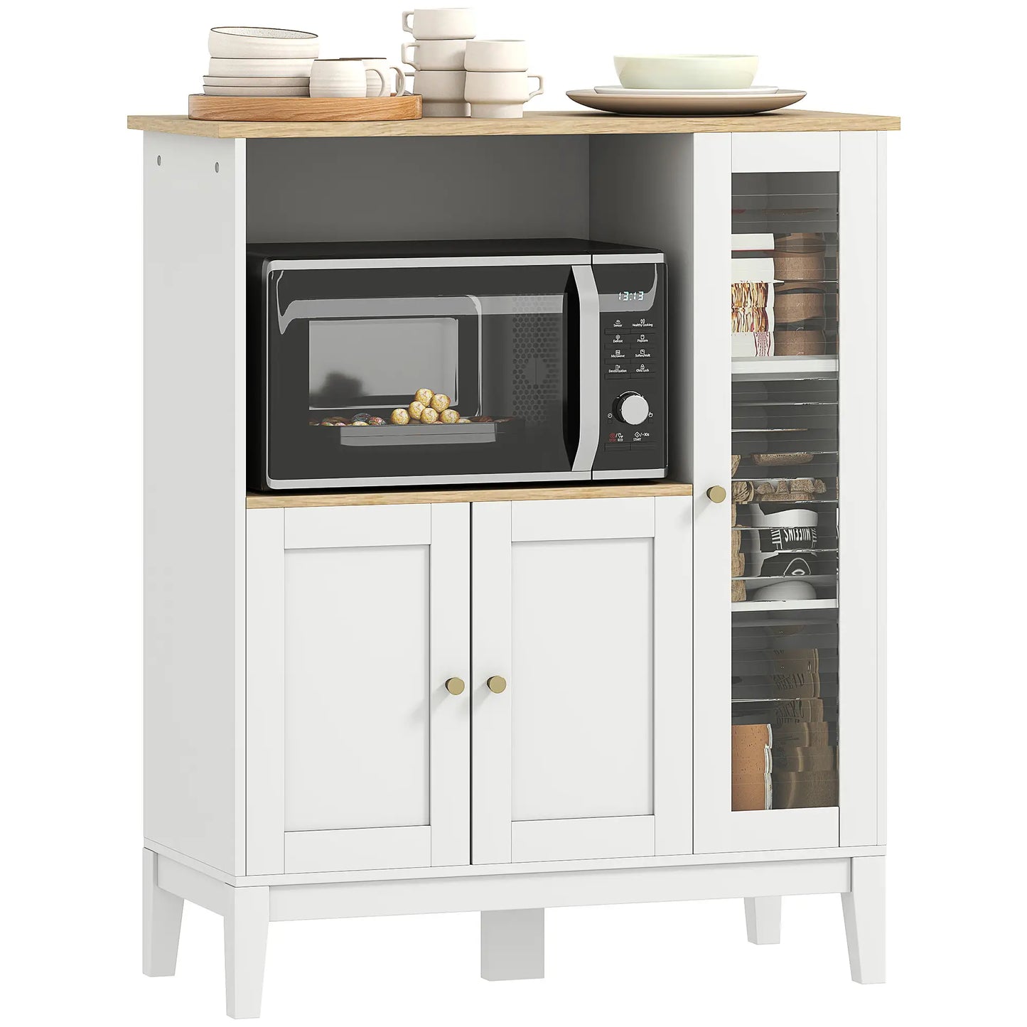APARADOR MUEBLE AUXILIAR DE COCINA MODELO BLANCOMICRO image 0