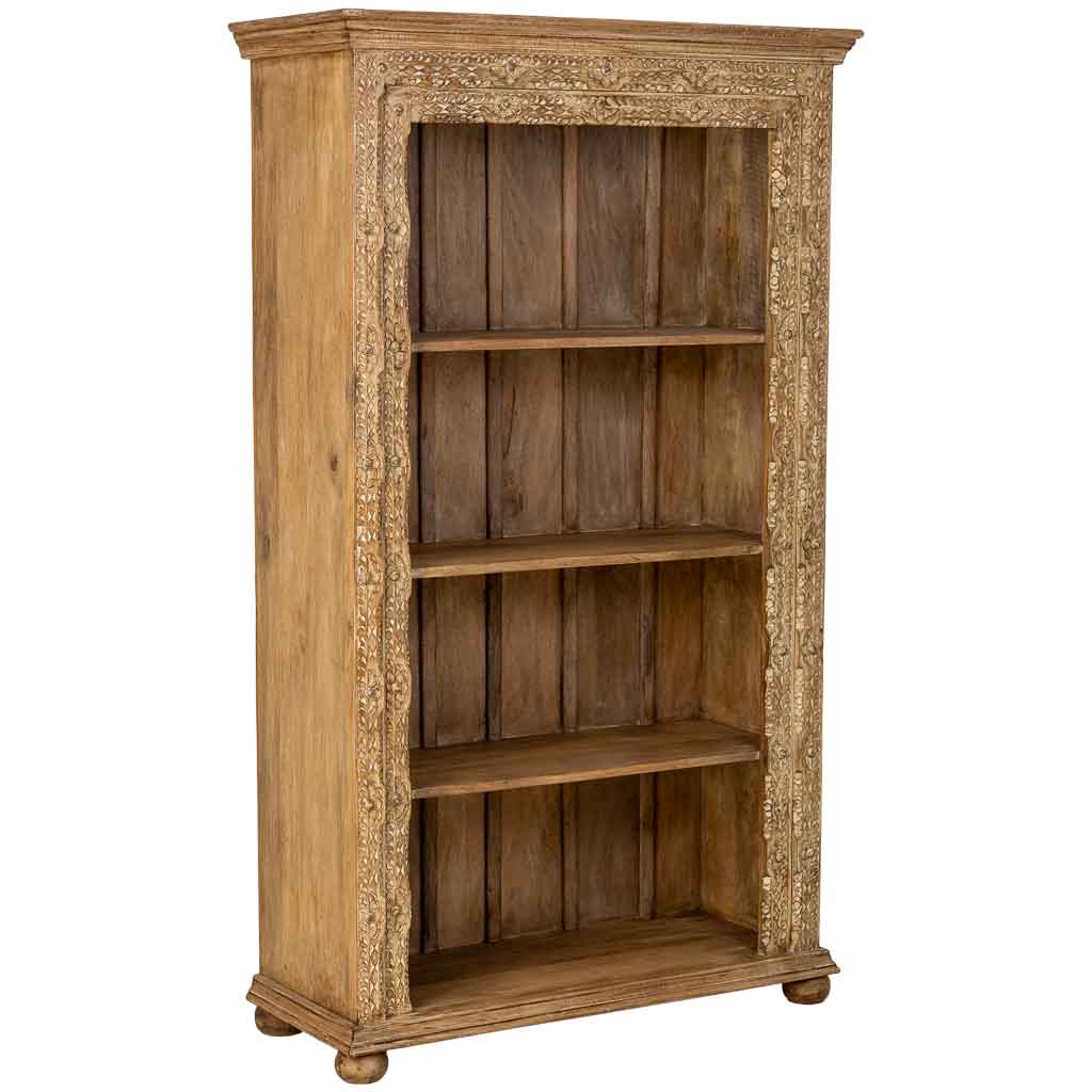 ESTANTERÍA DALIAN ARTESANAL DE MADERA MARRÓN image 0