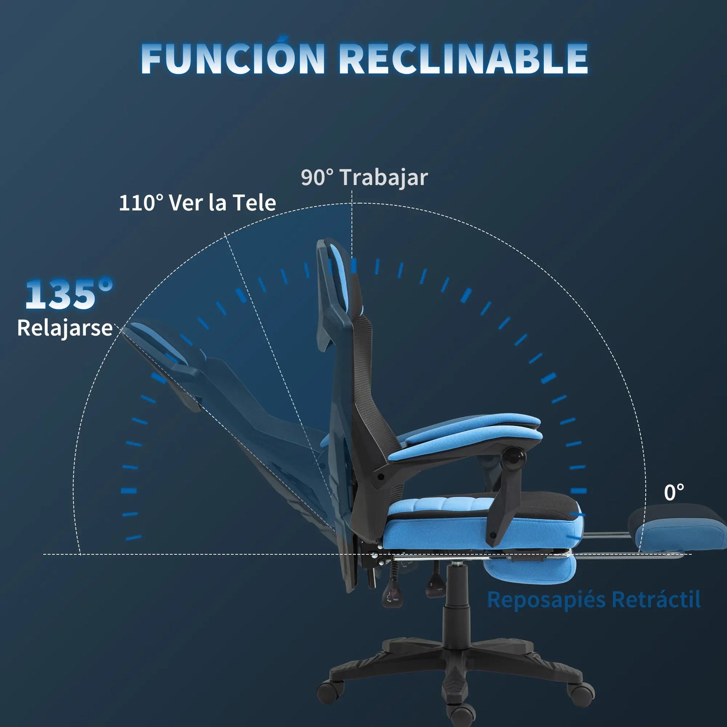 SILLA GAMING MODELO BLUEFLEX PRO image 1