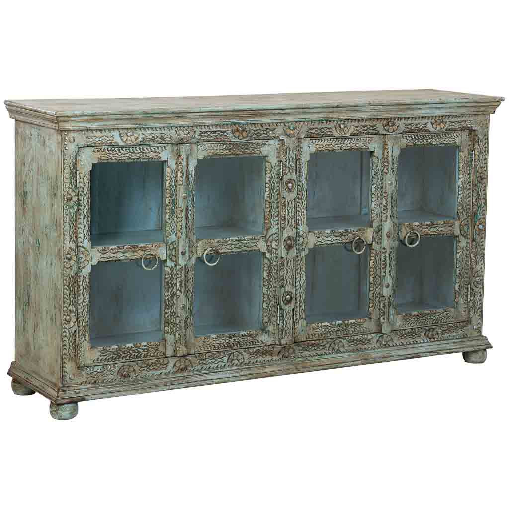 APARADOR DALIAN ARTESANAL GRAN FORMATO VERDE AGUAMARINA image 0