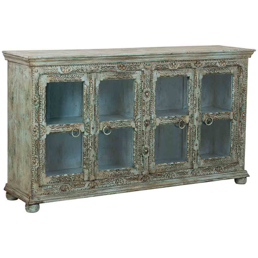 APARADOR DALIAN ARTESANAL GRAN FORMATO VERDE AGUAMARINA image 0