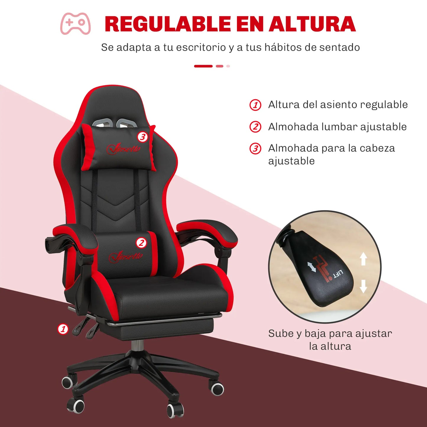 SILLA GAMING MODELO NIGHTRACE PRO image 3