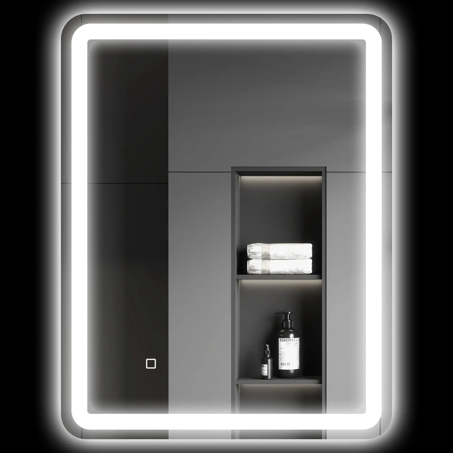 ESPEJO DE BAÑO LED LUMIRA PRO 70X90 CON ANTIVAHO Y MEMORIA image 0