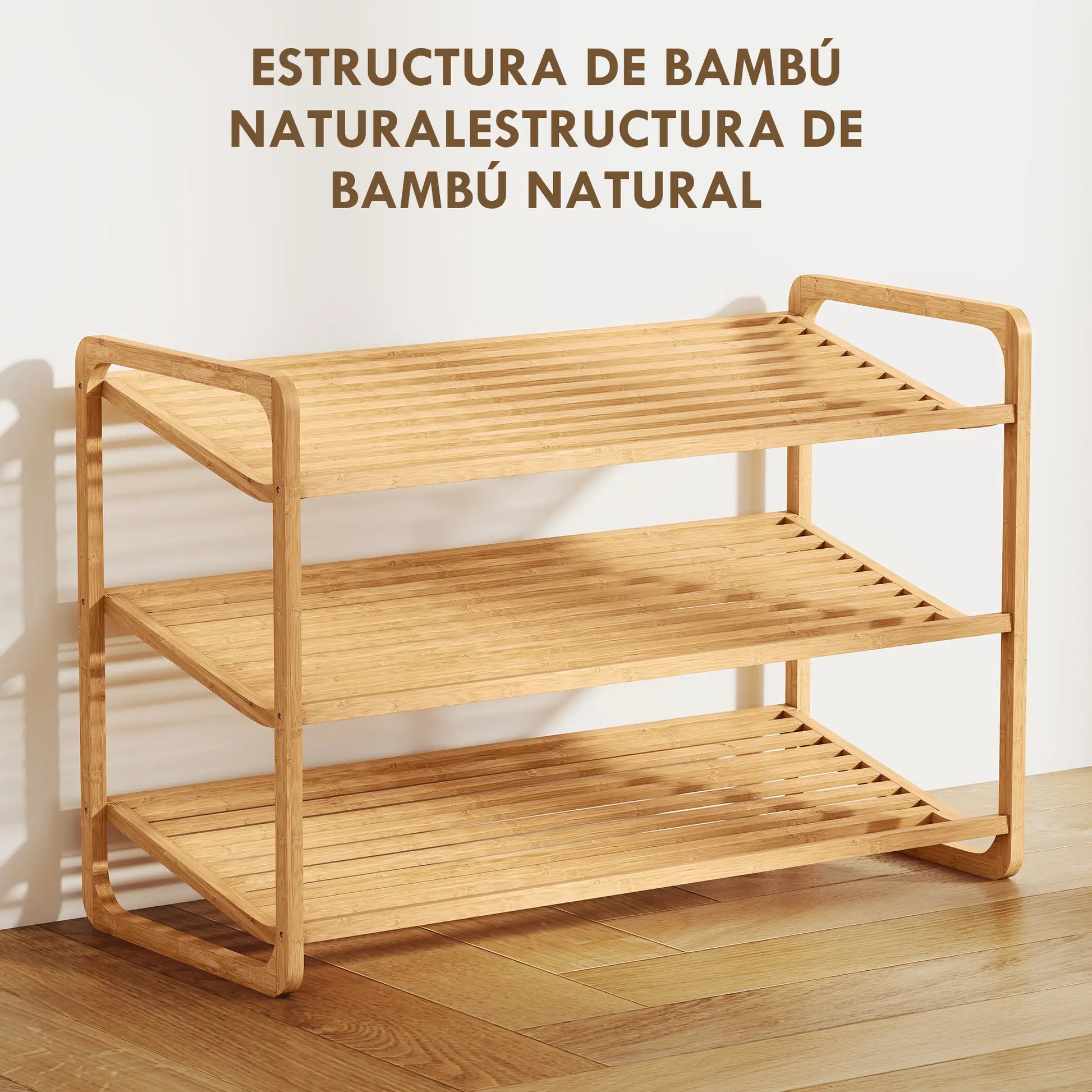 ZAPATERO DE BAMBÚ NATURAL BAMBUHOME 3N image 2