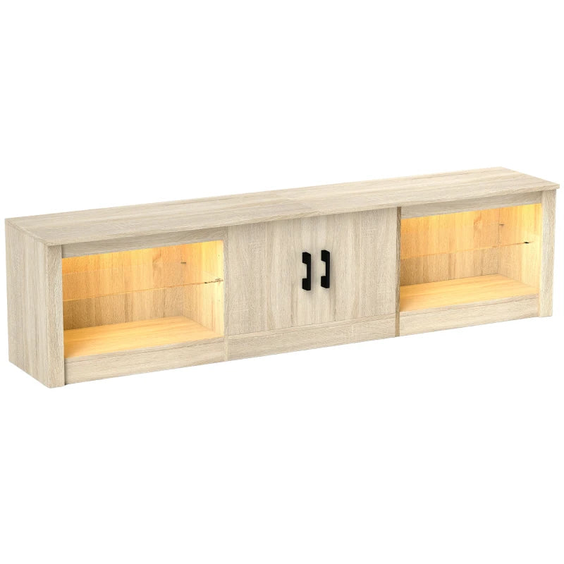 Mueble TV Moderno Roble 180 cm con LED RGB image 6