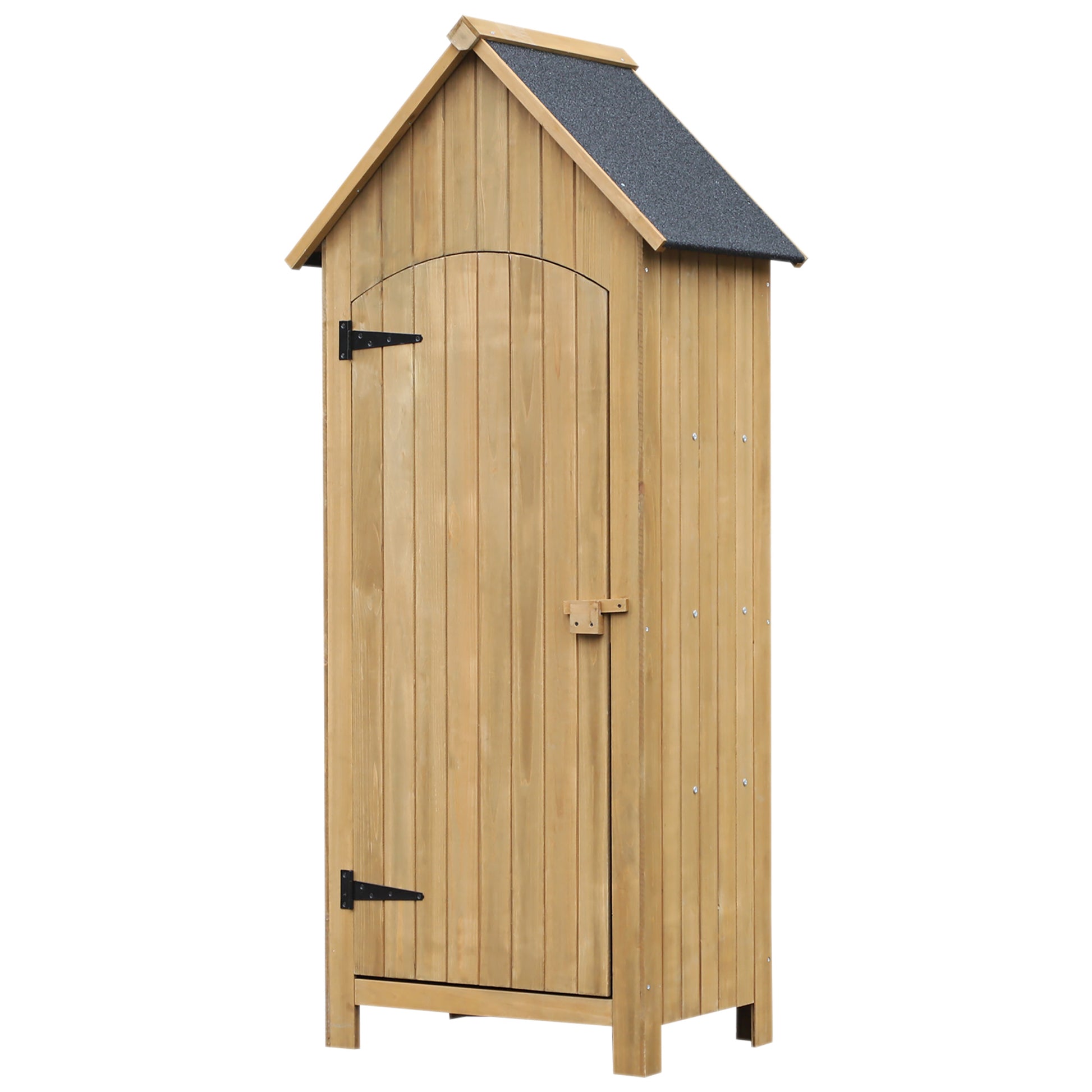 CASETA DE JARDÍN EXTERIOR DE MADERA 0,3 m² – ALMACENAJE DE HERRAMIENTAS image 0