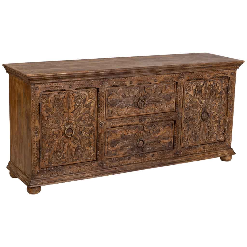 APARADOR DALIAN BROWN PATINA ARTESANAL image 0