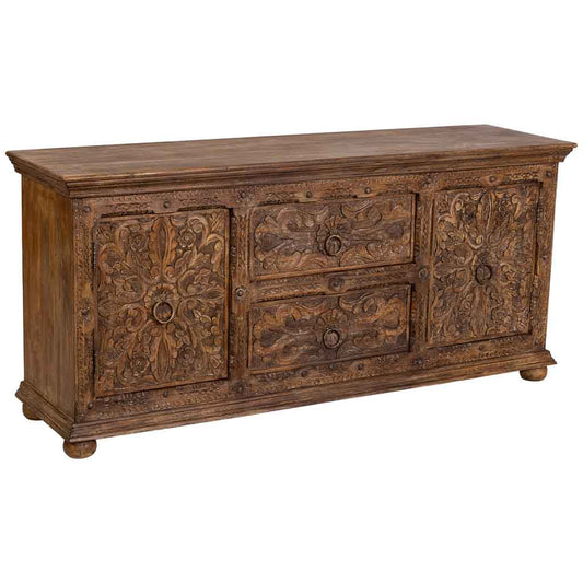 APARADOR DALIAN BROWN PATINA ARTESANAL image 0