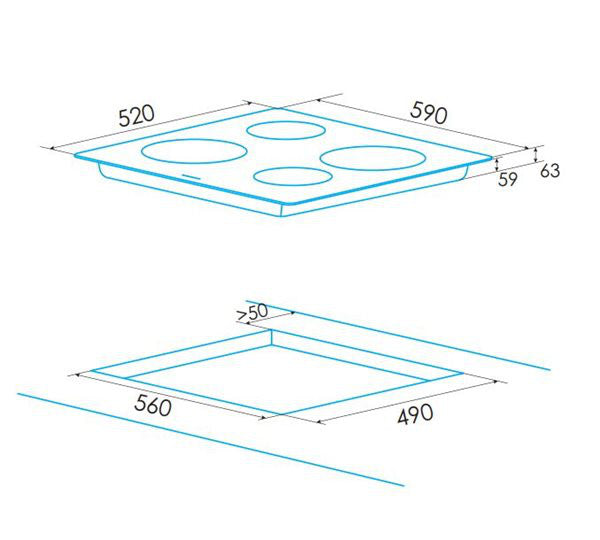 PLACA VITROCERÁMICA EVT-6422 R image 1