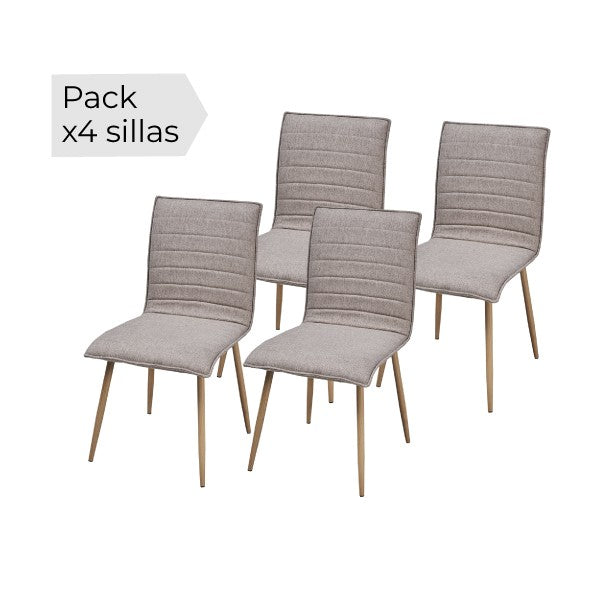 Juego de cuatro sillas Milos image 0