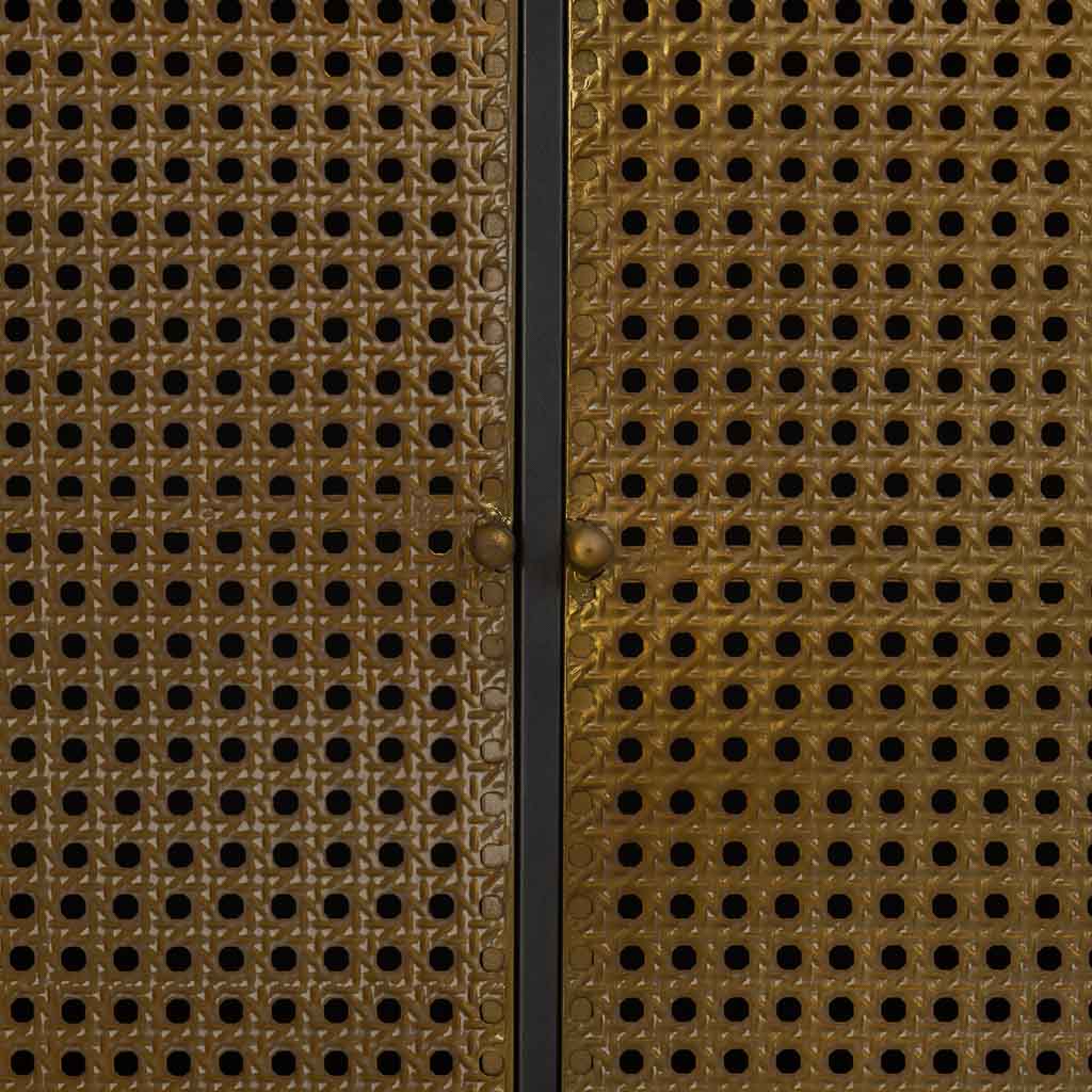 APARADOR AIKO DE METAL CON 3 CAJONES Y 2 PUERTAS MARRÓN image 7