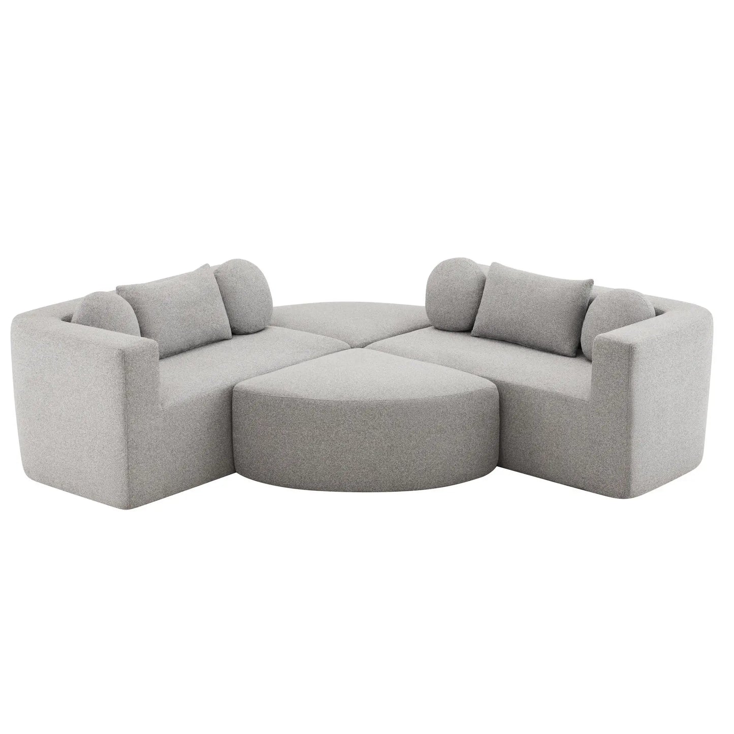 🛋️ SOFÁ CAMA MODULAR “CLOUD” – CHENILLA, ESPUMA DE ALTA ELASTICIDAD Y MUELLES ENSACADOS