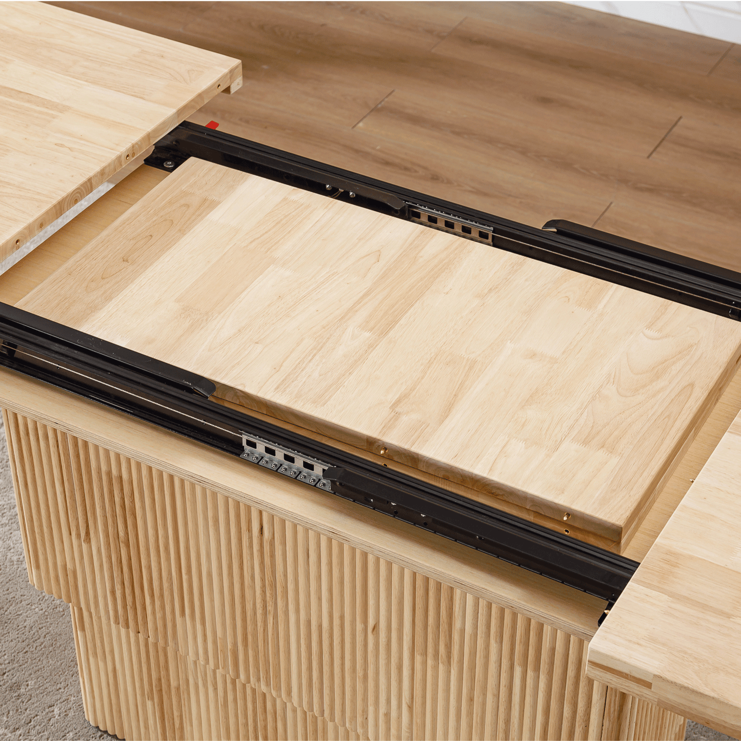 🪵 Mesa de Centro Elevable y Extensible Michelle Eléctrica – Convertible en Mesa de Comedor 120-160-200 cm Color Nordish