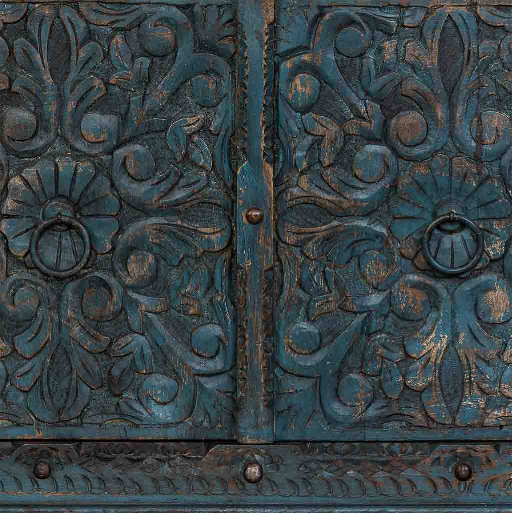 APARADOR DALIAN BLUE VINTAGE ARTESANAL image 8