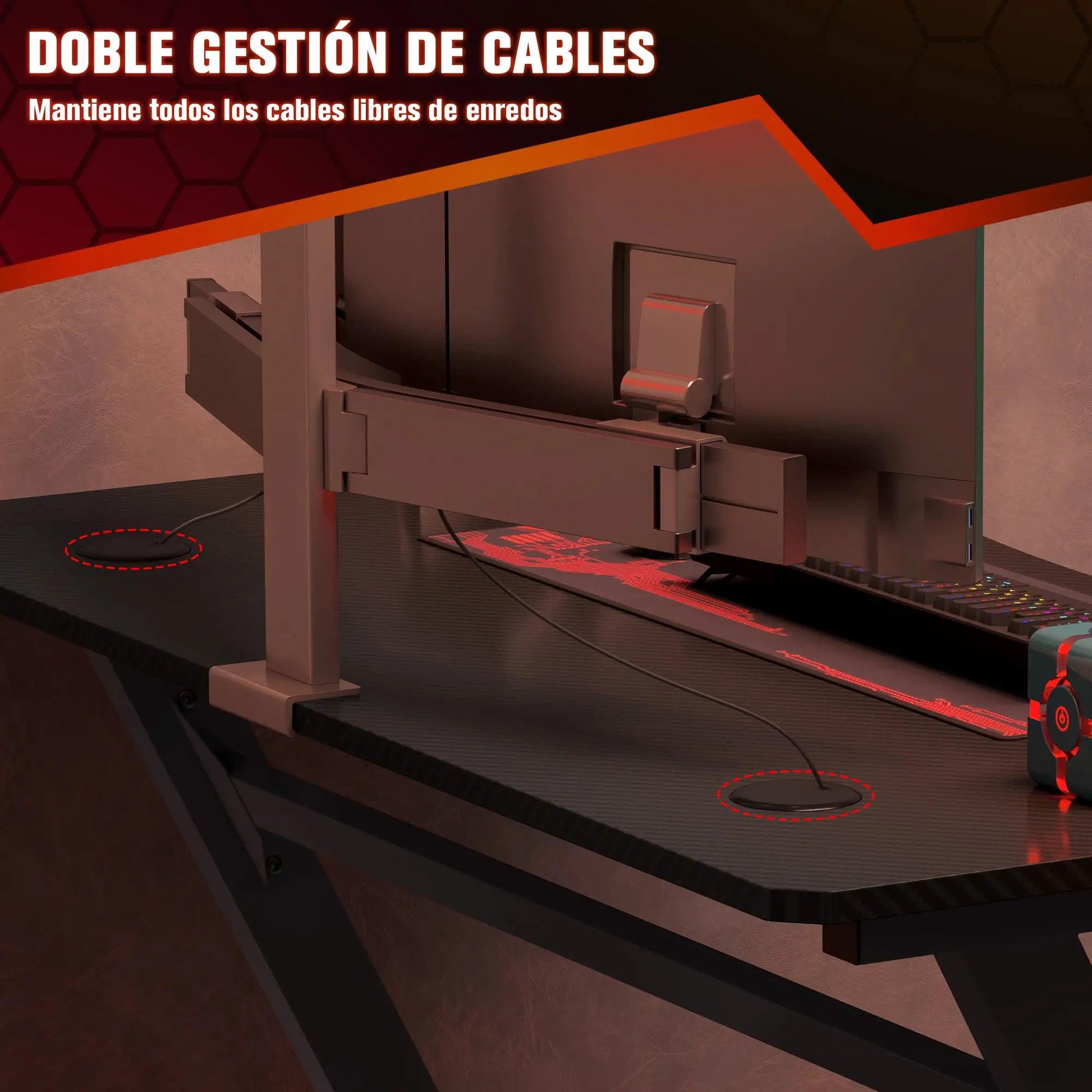 MESA GAMING MODELO CARBON PRO X120 image 5