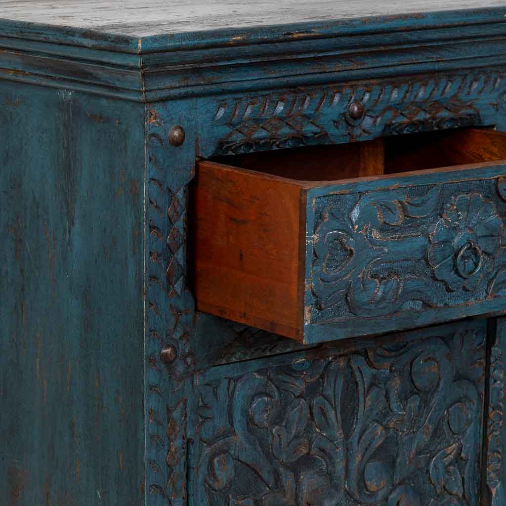 APARADOR DALIAN BLUE VINTAGE ARTESANAL image 7