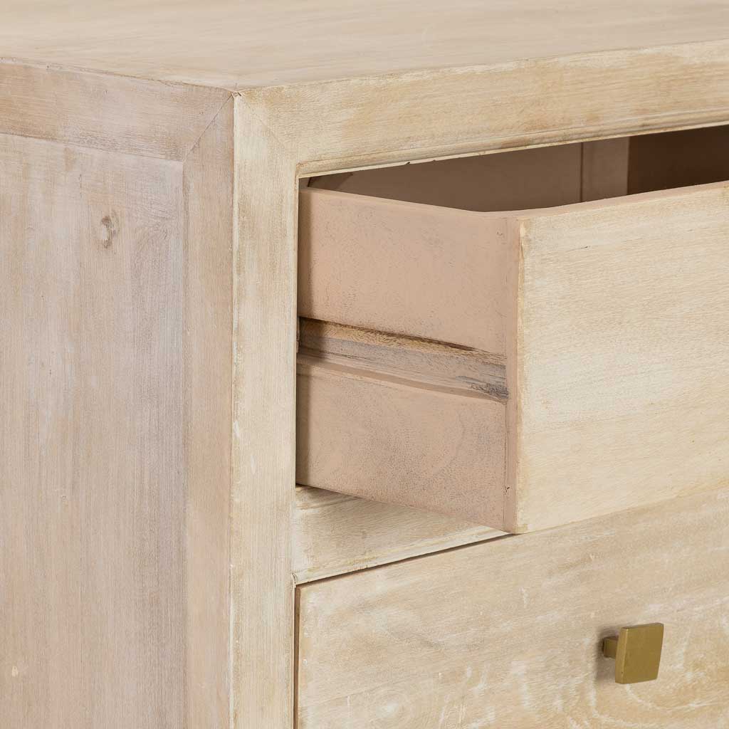 SINFONIER ALMA DE MADERA BLANCO 5 CAJONES image 4